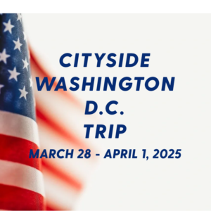 A picture of the washington d. C. Trip with text