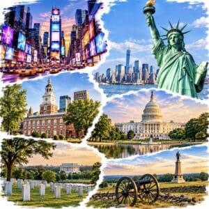 Famous sites in the United States
